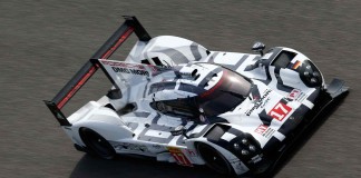 Porsche chases 2015 Bahrain WEC title sweep Porsche chases 2015 Bahrain WEC title sweep: 919 high angle before 2015 Bahrain. Credit: Porsche AG