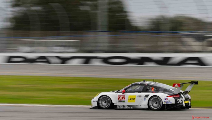 911 RSR No 912 of Bamber, Makowiecki, Christensen on 2016 Daytona ROAR track. Credit: PAG Porsche North America 2016 Post-Roar Report: 911 RSR No. 912 of Bamber, Makowiecki and Christensen on 2016 Daytona ROAR track. Credit: PAG