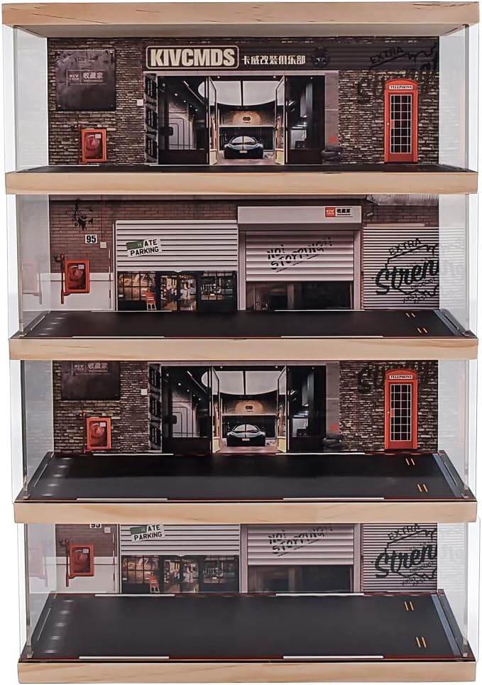 Pictured here is the 1-24 Scale 4-Tier Vehicle Display Case. Credit: Amazon