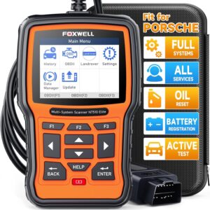 FOXWELL NT510 Elite OBD2 Scanner fit for Porsche Diagnostic Tool. Credit: Amazon