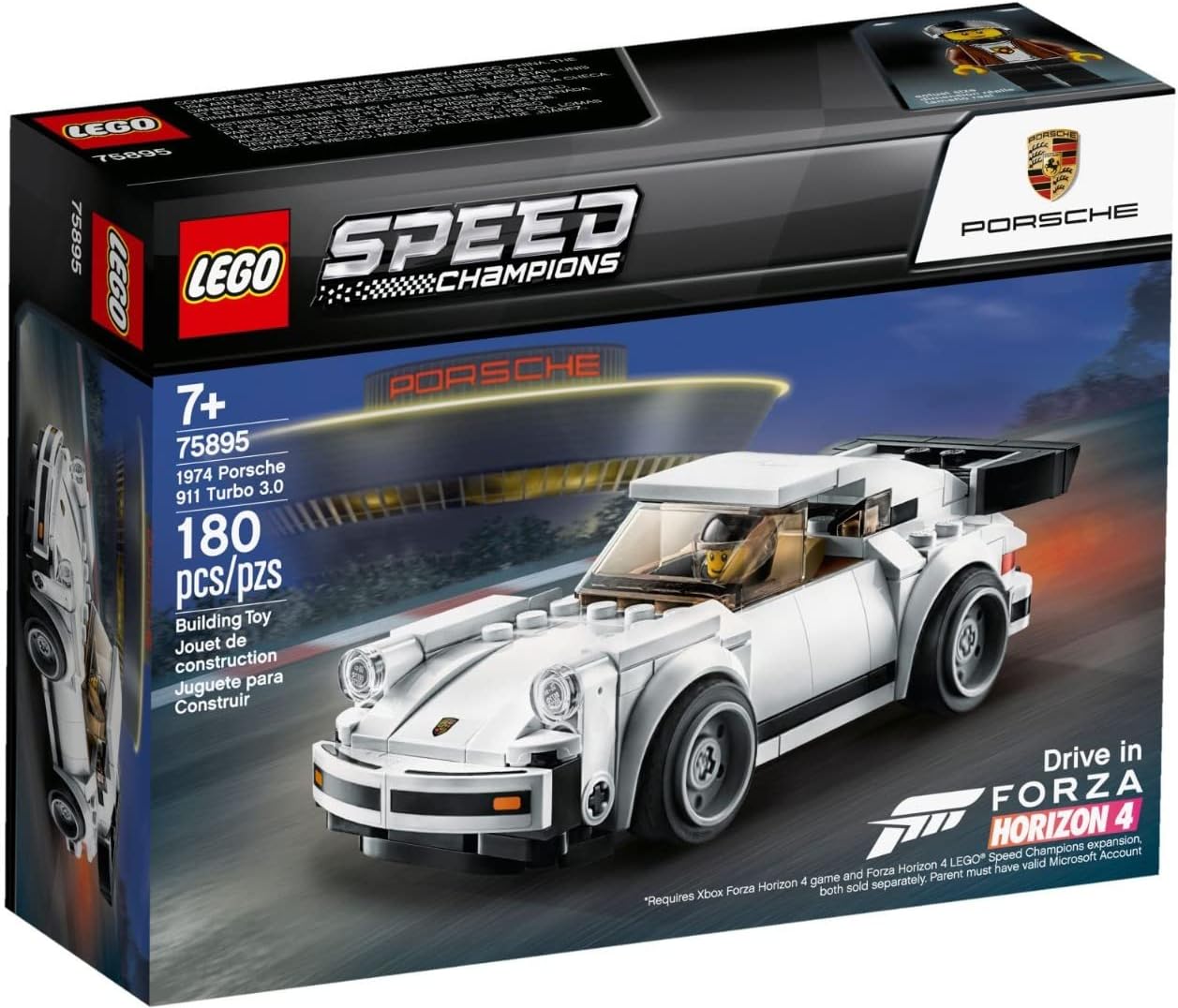 Pictured here is the LEGO Speed Champions 1974 Porsche 911 Turbo 3.0 Building Kit. Credit: Amazon