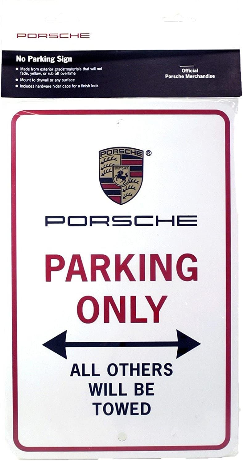 Pictured here is the "Porsche Parking Only" Sign. Credit: Amazon