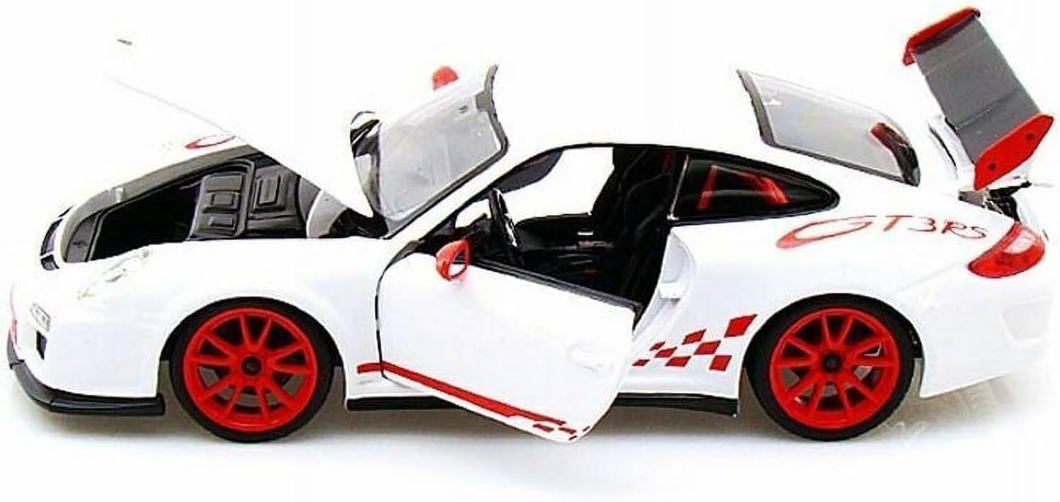 Depicted here is the 1/36-Scale Diecast KiNSMART White Porsche 911 GT3 RS. Credit: Amazon