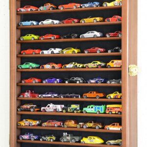 Pictured here is the Display Case for 60 Hot Wheels and Matchbox Models with UV Protection. Credit: Amazon