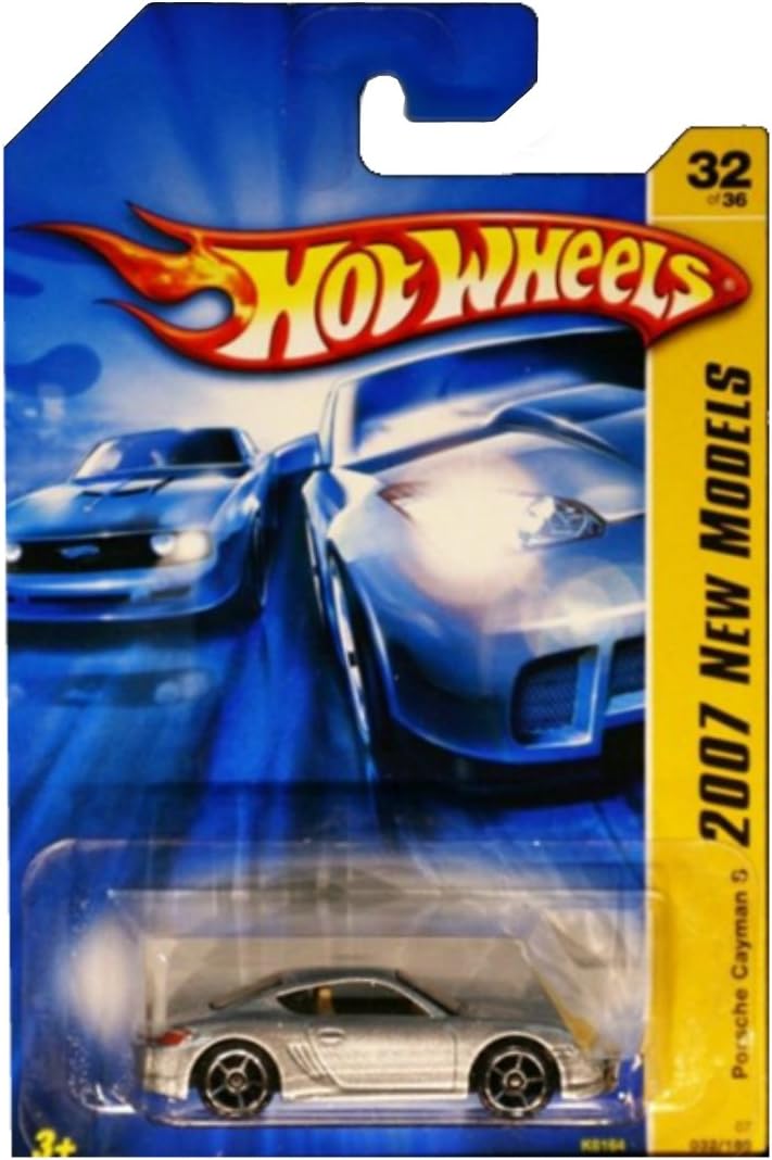 Pictured here is the Hot Wheels 2007 Silver Porsche Cayman S New Models Series No. 32. Credit: Amazon