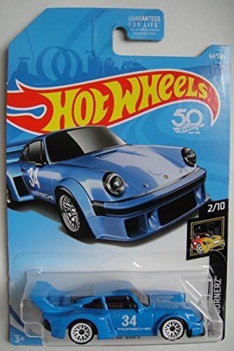 Depicted here is the Hot Wheels Blue Porsche 934.5 50th Anniversary 2/10 2018 Nightburnerz 64/365. Credit: Amazon