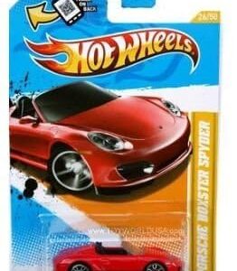 Seen here is the Hot Wheels Red Porsche Boxster Spyder 2012 New Models #26-247. Credit: Amazon