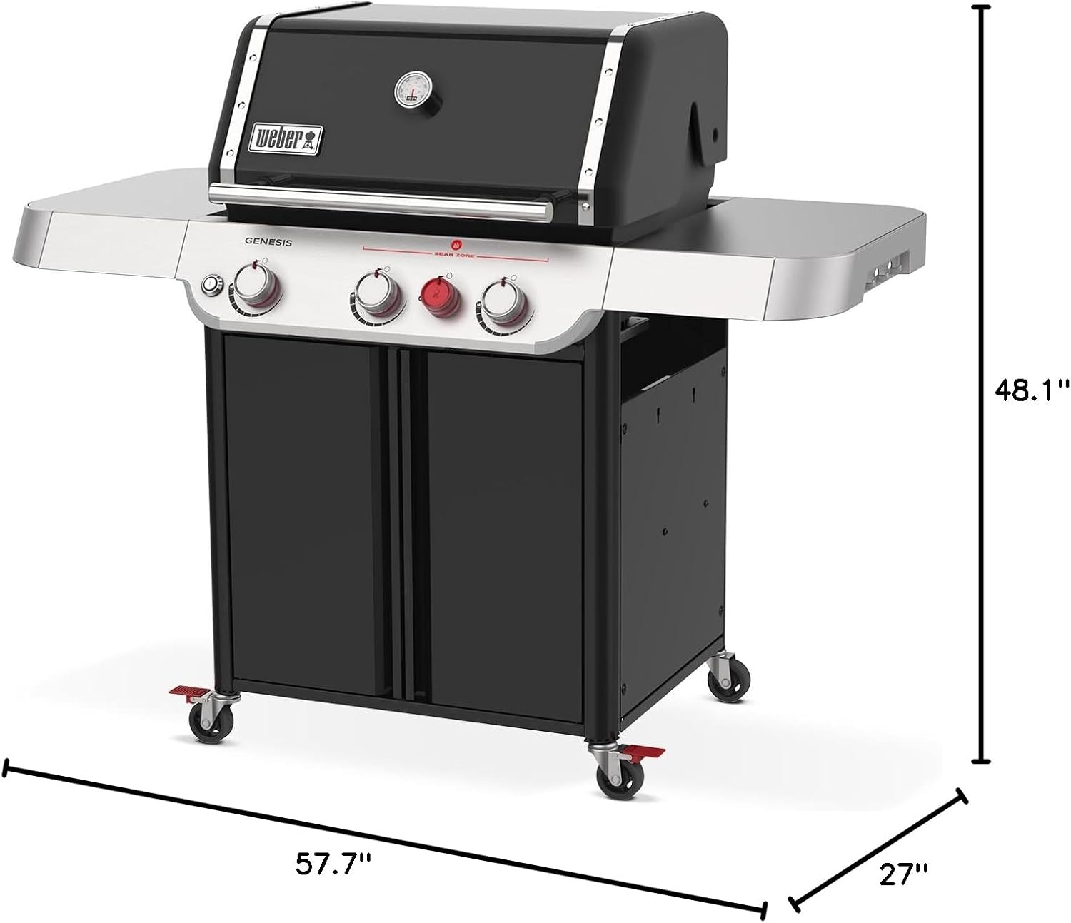 Depicted here is the Weber Genesis E-325 Liquid Propane Gas Grill. Credit: Amazon